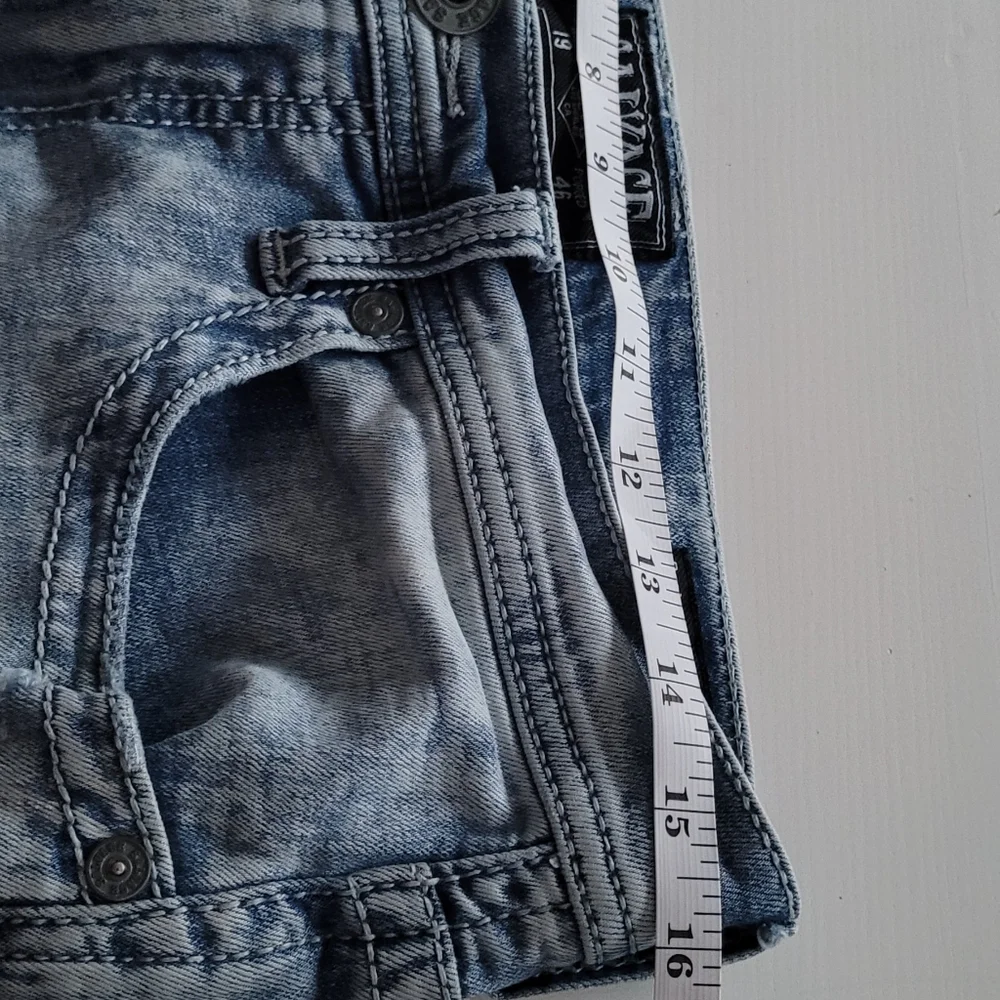 MEN'S SALVAGE JEANS FROM BUCKLE,Light Blue Sz 32 Regular Slim Fit. READ POST. - Picture 14 of 15